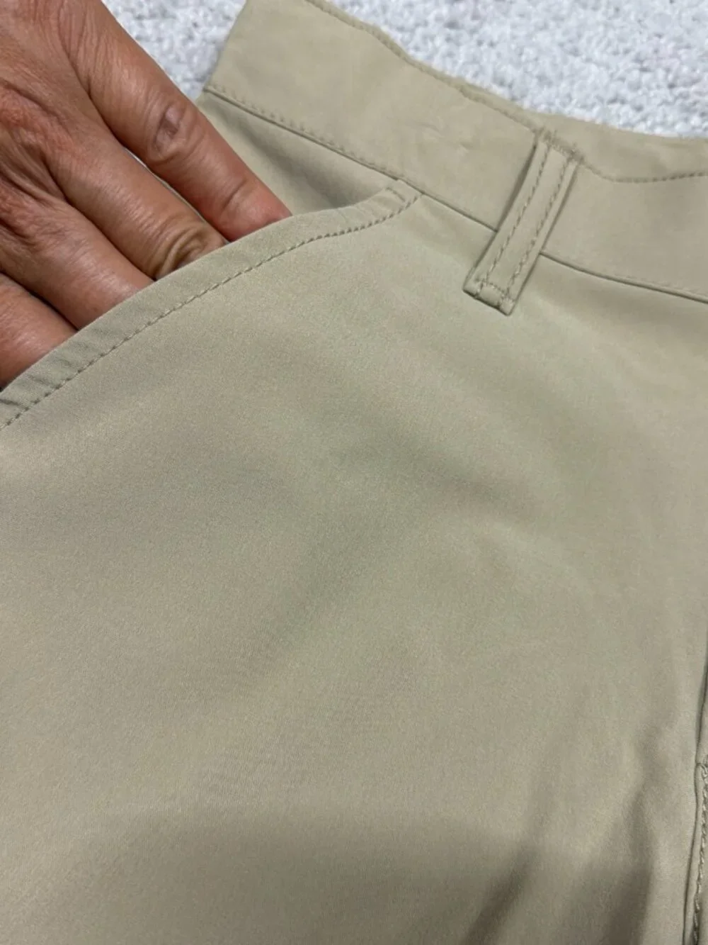 Cat & Jack Kid's Boy's Size 8 Uniform Shorts Adjustable Waist Chino Khaki